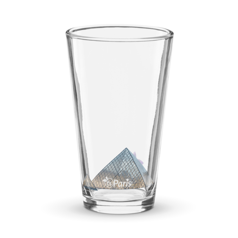tsgabrielle® • Paris - Pirâmide do Louvre • Copo Shaker Pint • 16 oz