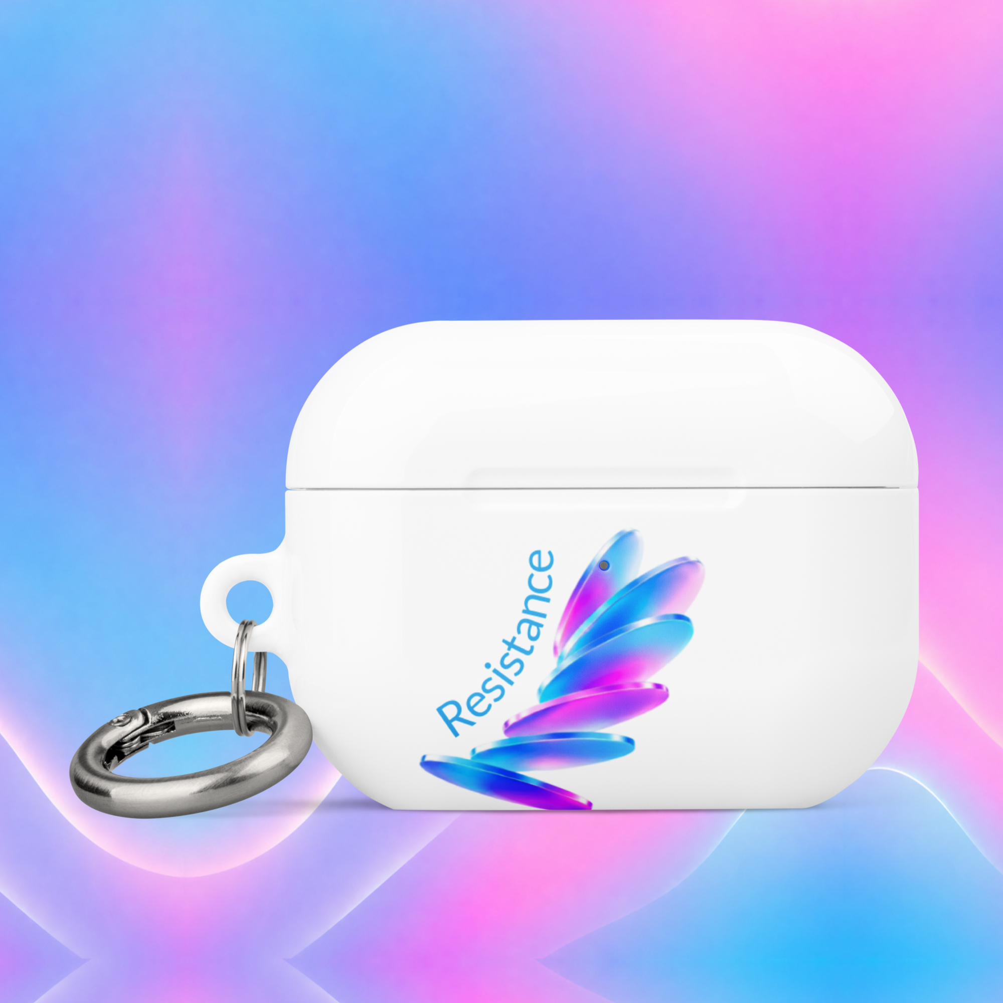 tsgabrielle® • Pride 26 • Case Compatible with AirPods® • White