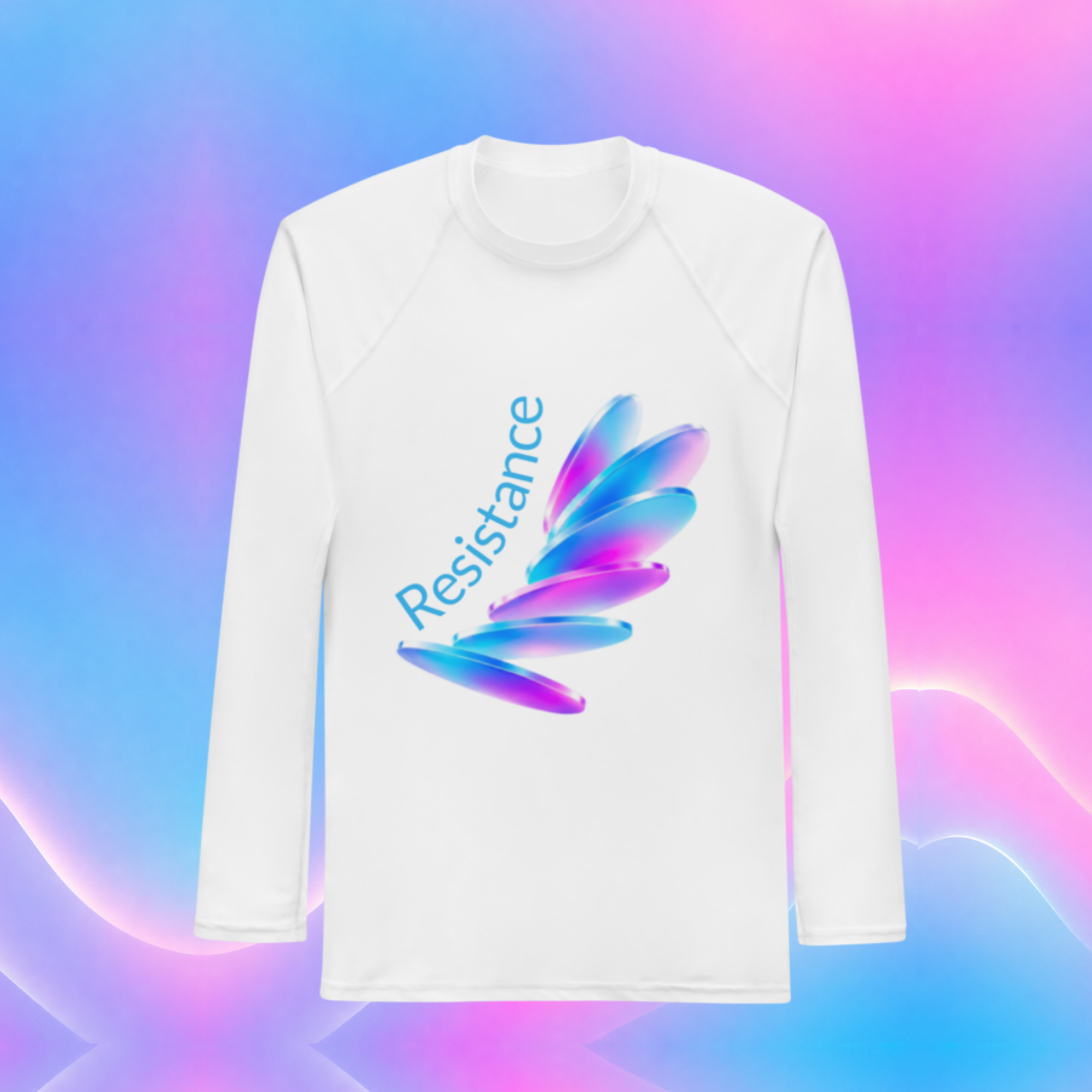tsgabrielle® • For Him • Pride 26 • Rash Guard • White