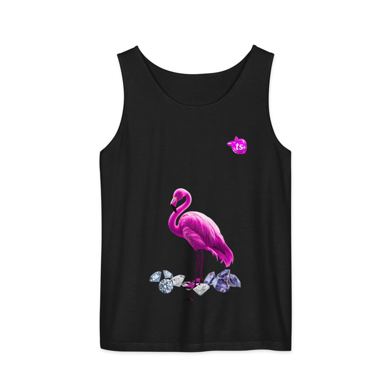 tsgabrielle® • Para Ela • Flamant Rose • Regata tingida em peça • Preto