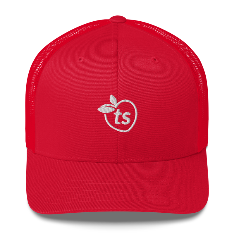 tsgabrielle® • Boné de Camionista • Vermelho