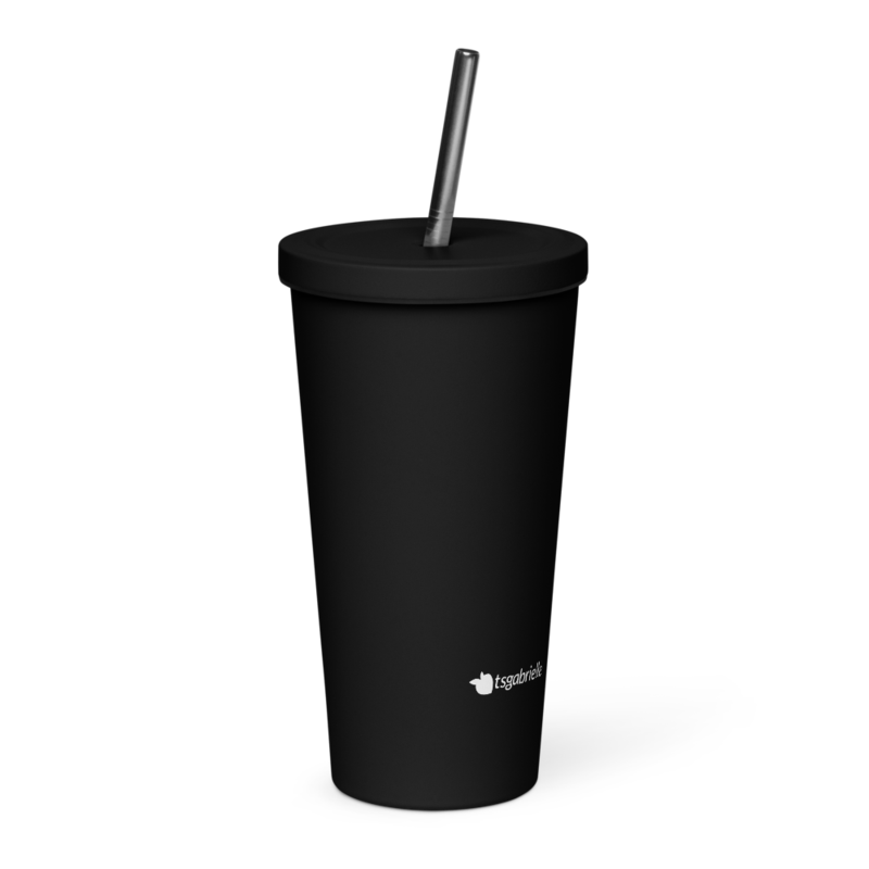 tsgabrielle® • copo termico • Stainless Steel • preto • 20 oz