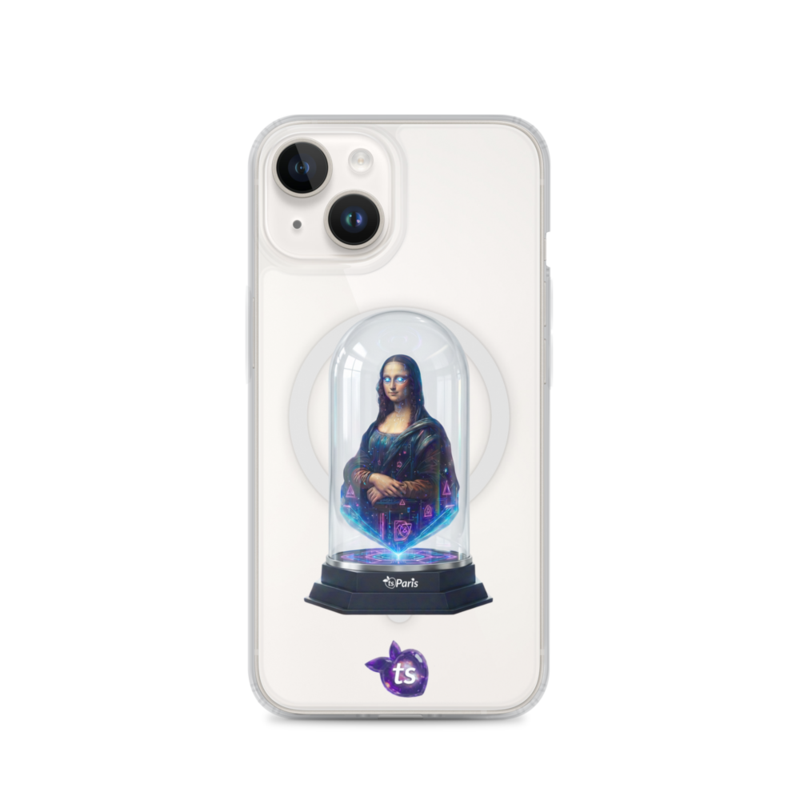 tsgabrielle® • Paris - Da Vinci • Case Compatible with iPhone® • Clear • MagSafe® • Latest Models