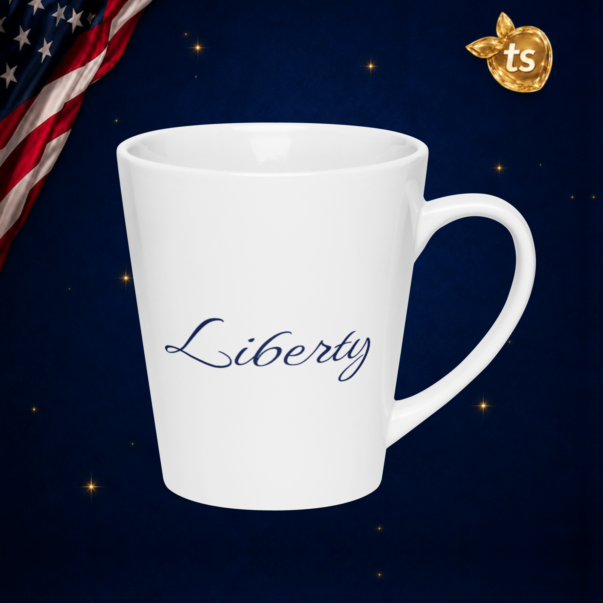 tsgabrielle® • Liberty • Caneca Latte • Branca • 350 ml