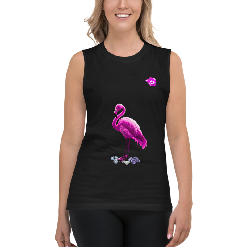 tsgabrielle® • Para Ela • Flamant Rose • regata muscle • preto