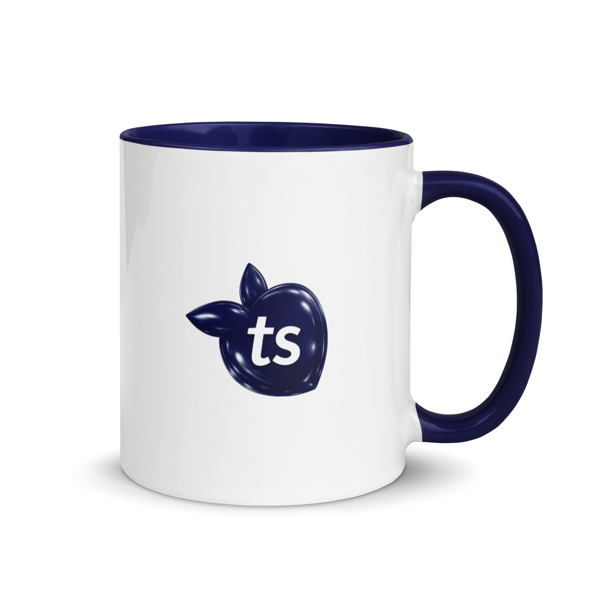 tsgabrielle® • caneca with Color Dark azul Inside • ceramica • 11 oz