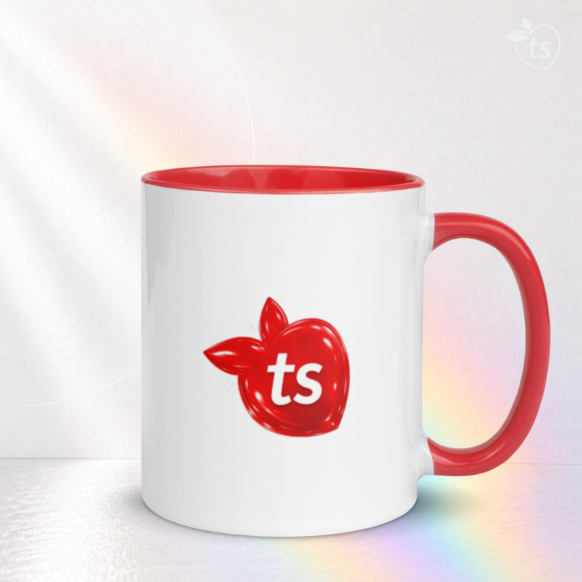 tsgabrielle® • caneca with Color vermelho Inside • ceramica • 2 Sizes