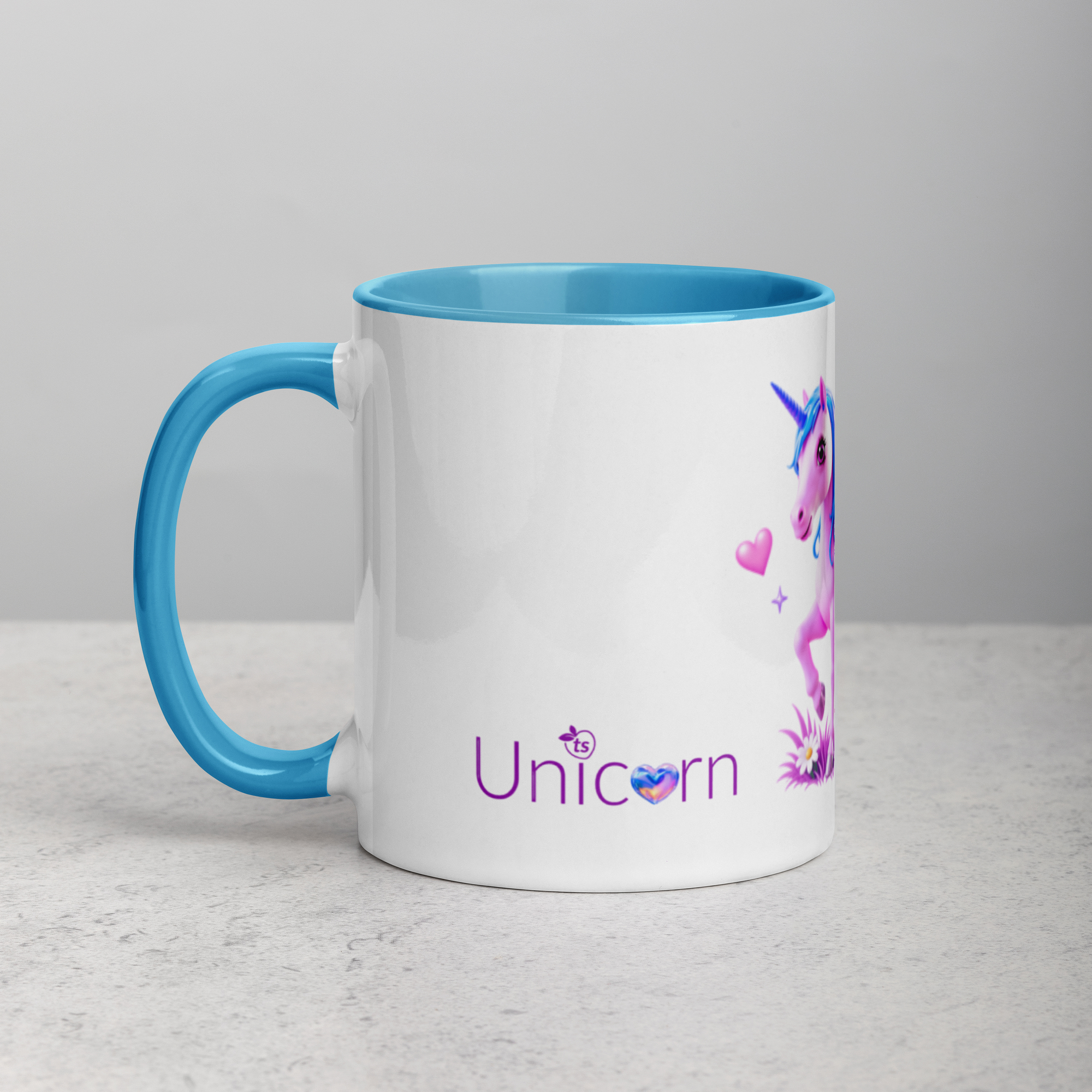 tsgabrielle® • Mug with Color Inside • Unicorn - Seraphina • Ceramic • 2 Sizes - View 7