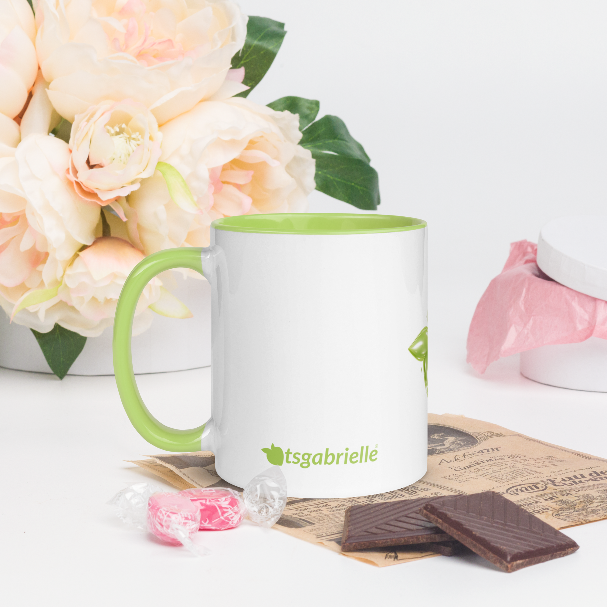 tsgabrielle® • Mug with Color Lime Inside • Ceramic • 11 oz - View 8